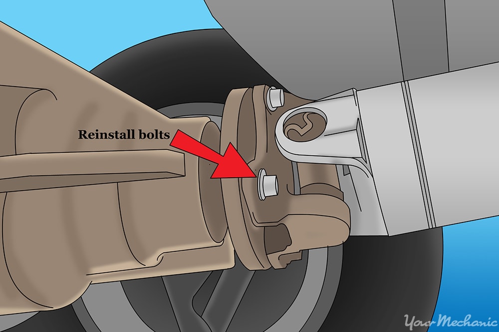 location of bolts that need to be removed