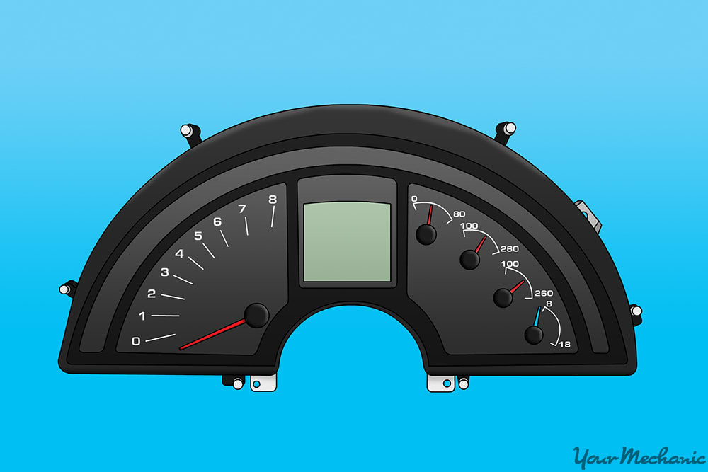 dash gauge cluster assembly