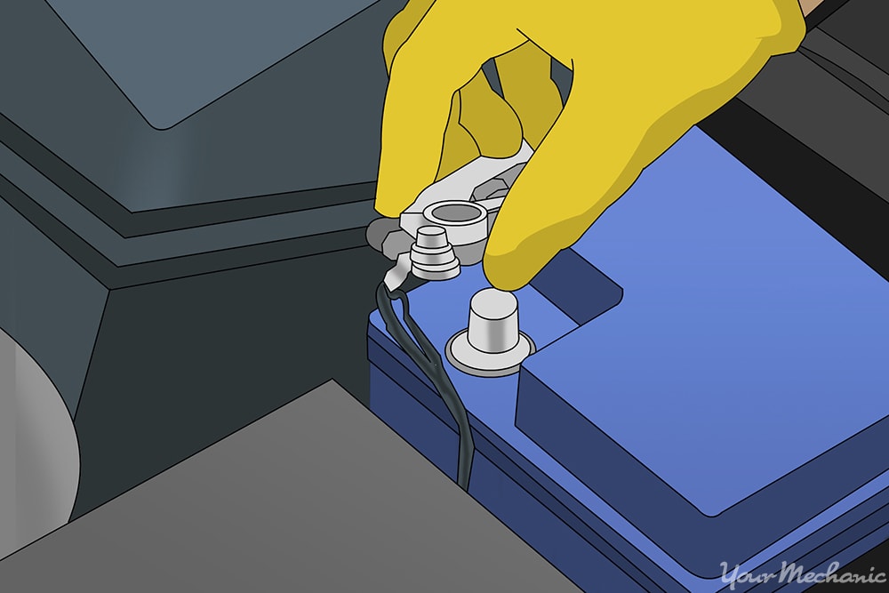 disconnecting a battery cable