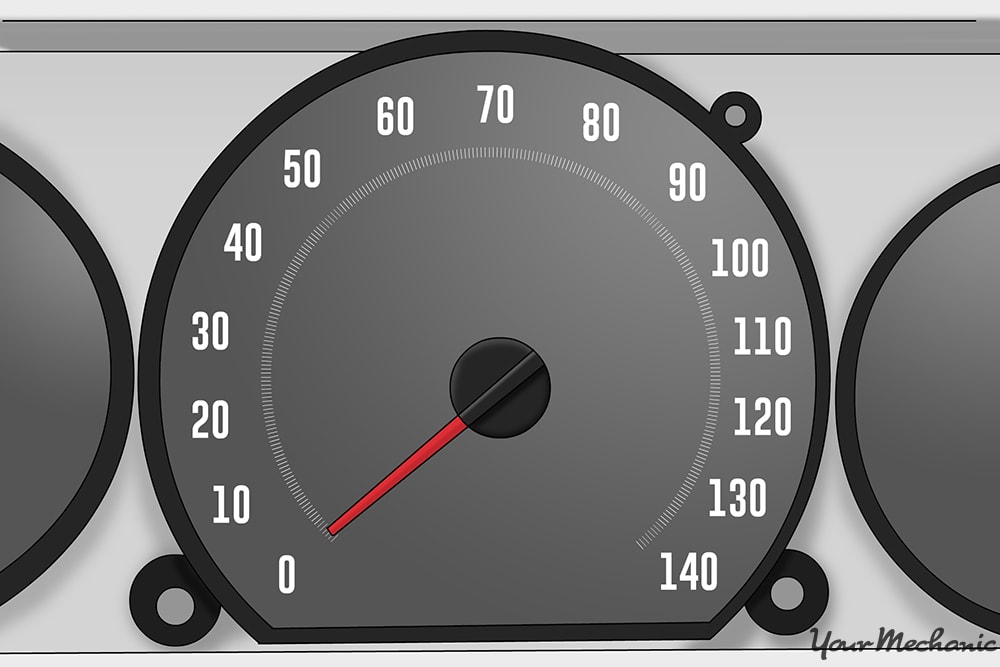 screws securing the speedometer