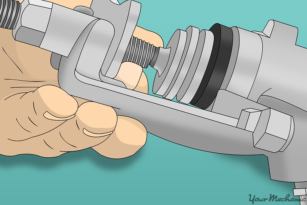 special tool to retract integrated parking brake piston