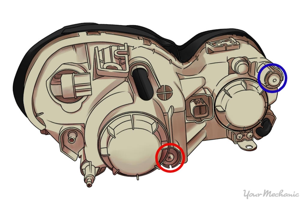 headlight adjustment screws