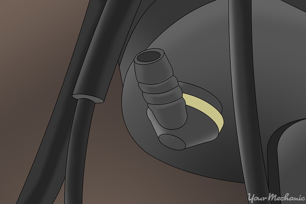 check valve after removing vacuum hose