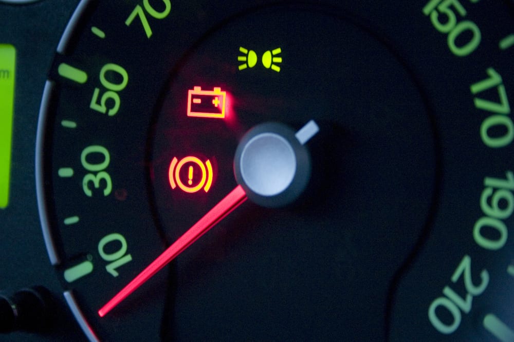 what does it mean if your battery light is on