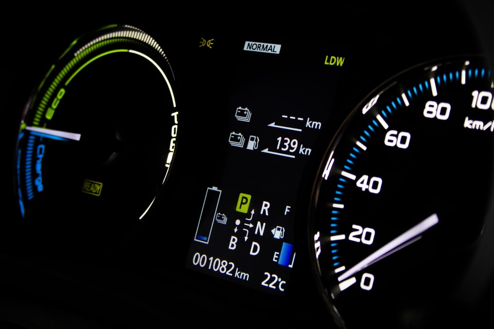Transmission store warning light