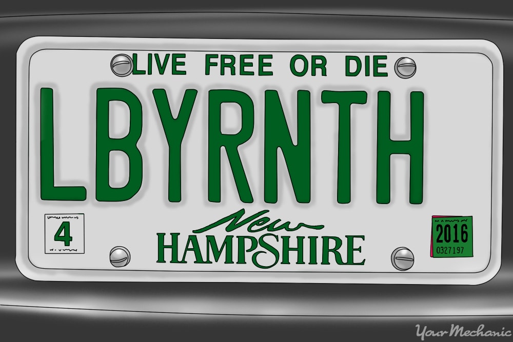 Buy personalized best sale license plate