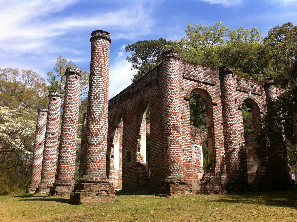 Old Sheldon Church Ruins Loop South Carolina