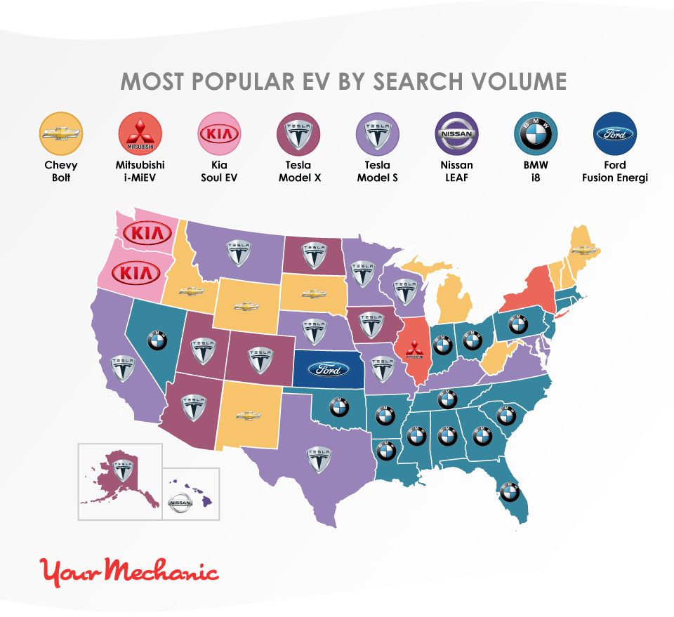 Which States Love Electric Vehicles the Most? YourMechanic Advice