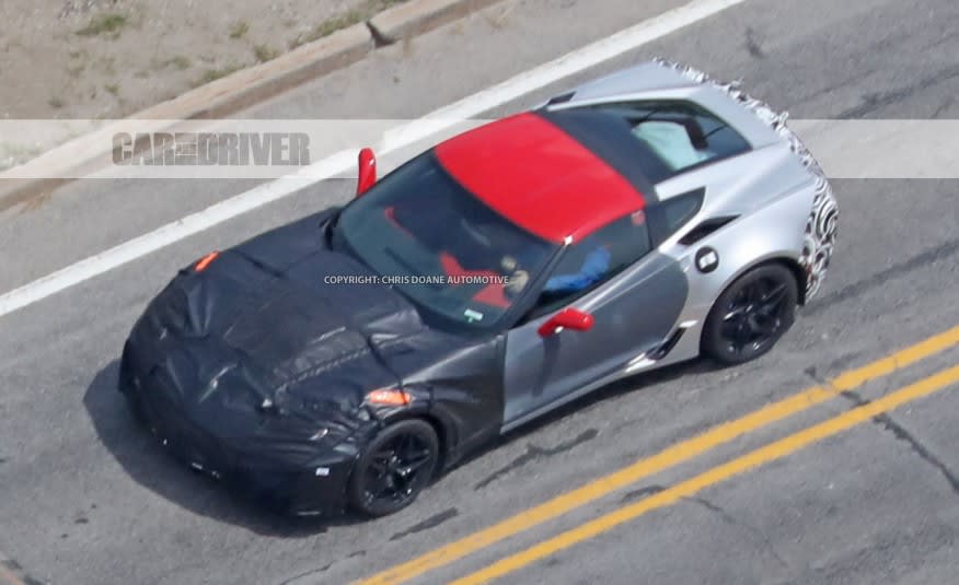 mystery corvette spied