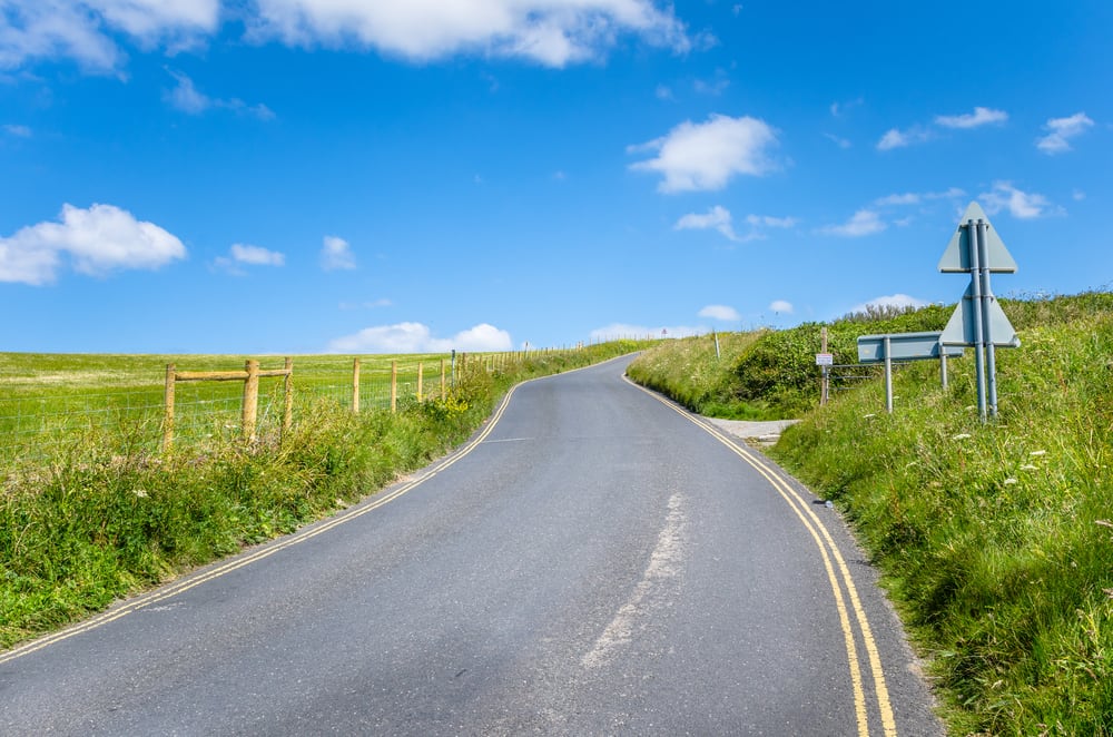 Safely Driving On Country Roads