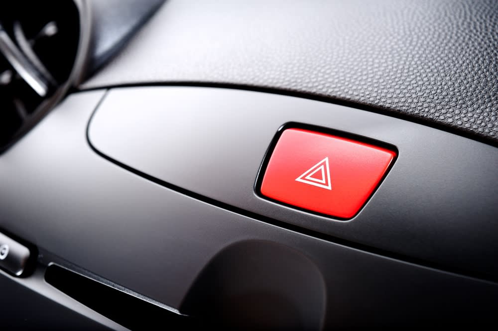 Car on sale hazard lights