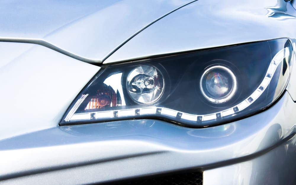 car headlight installation