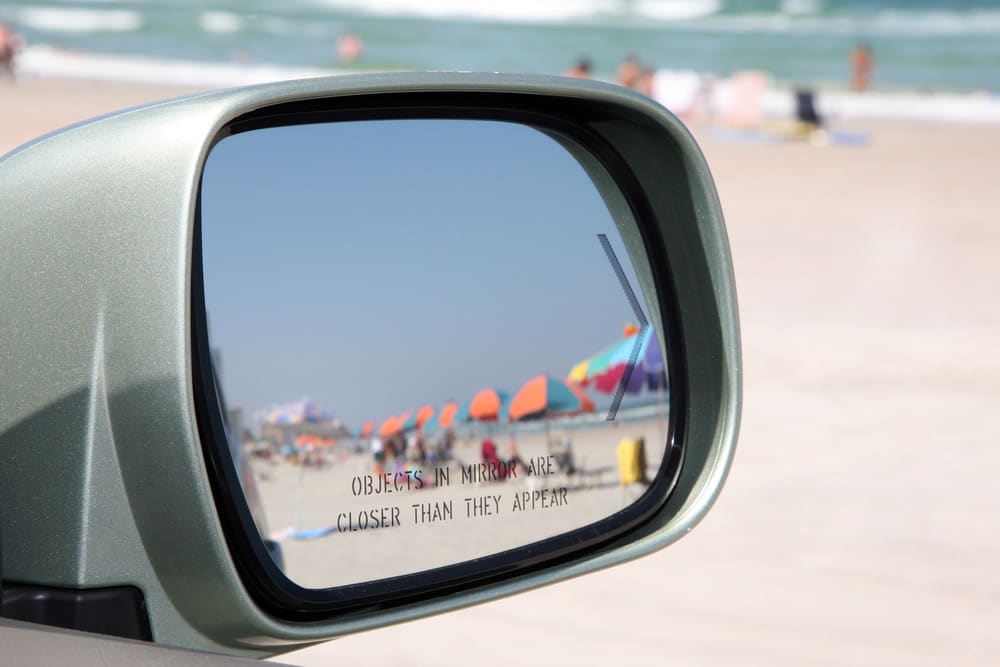 The Reason Why Objects in a Car's Side-View Mirror Are Closer Than They  Appear