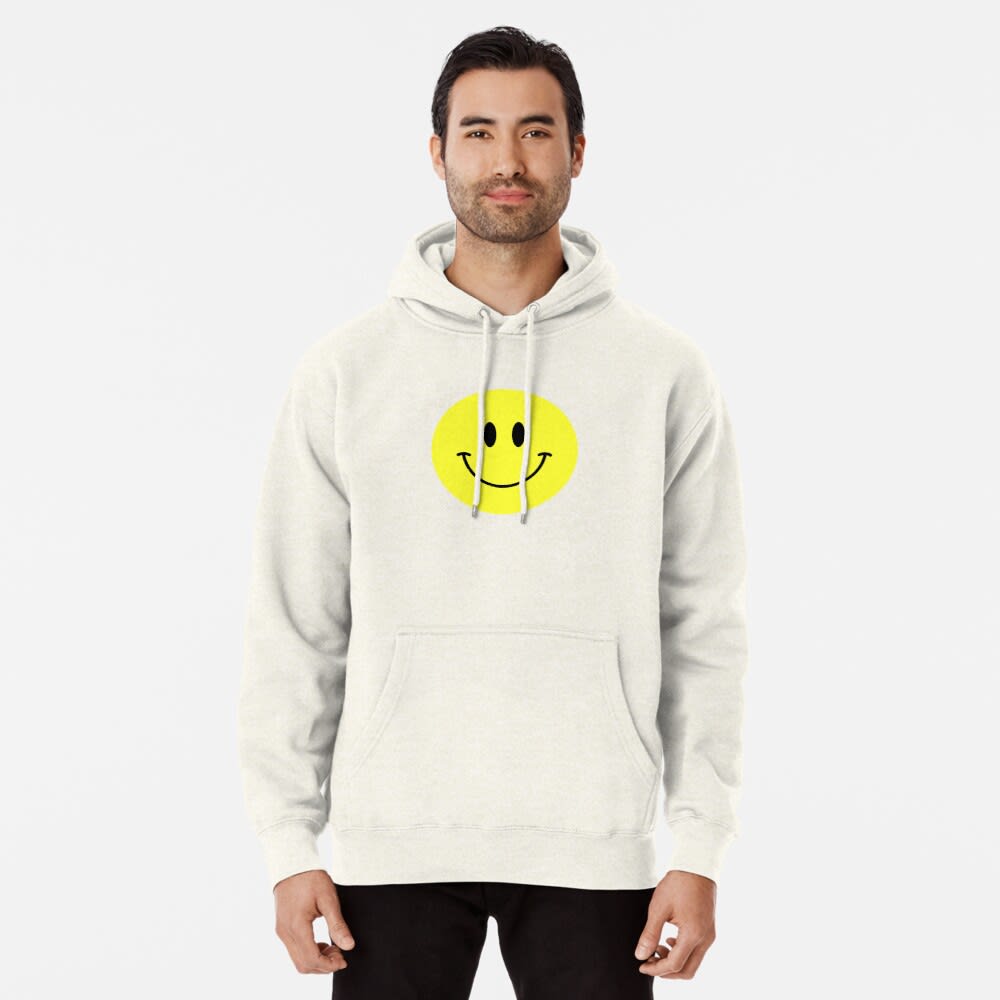 yellow smiley face hoodie