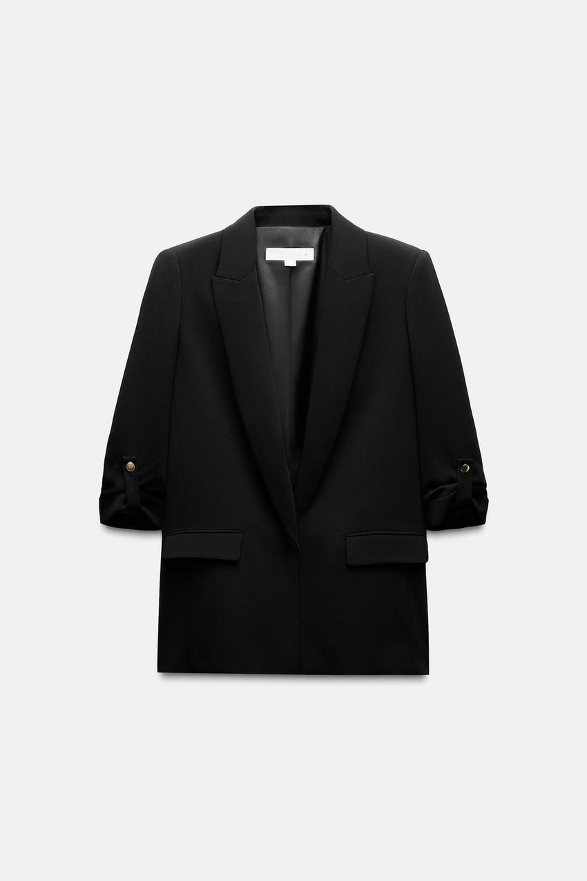 Blazer negro marca ZARA Men