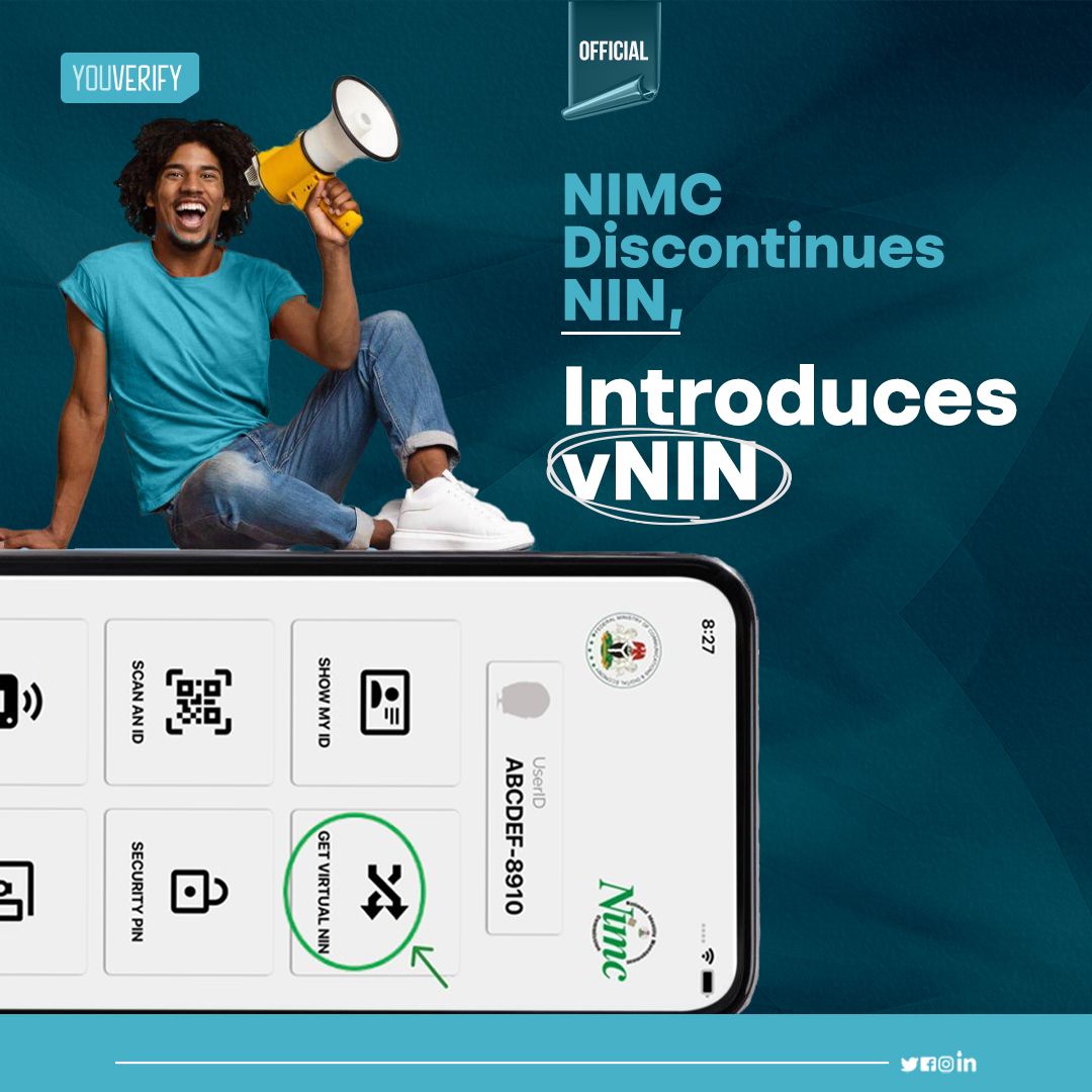 NIMC Discontinues NIN Verification, Launches Virtual NIN (vNIN)