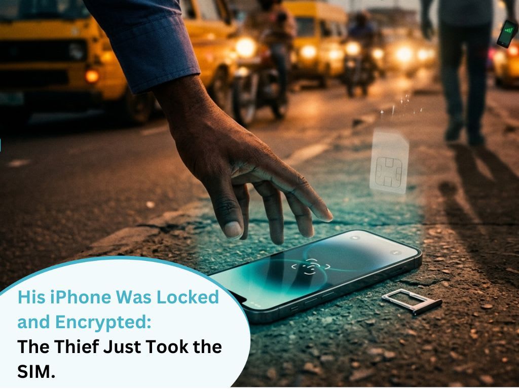 His iPhone Was Locked and Encrypted. The Thief Just Took the SIM.