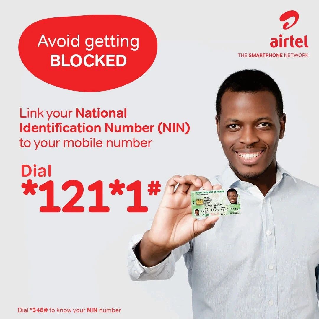 Link Your NIN To Your Airtel Mobile Number