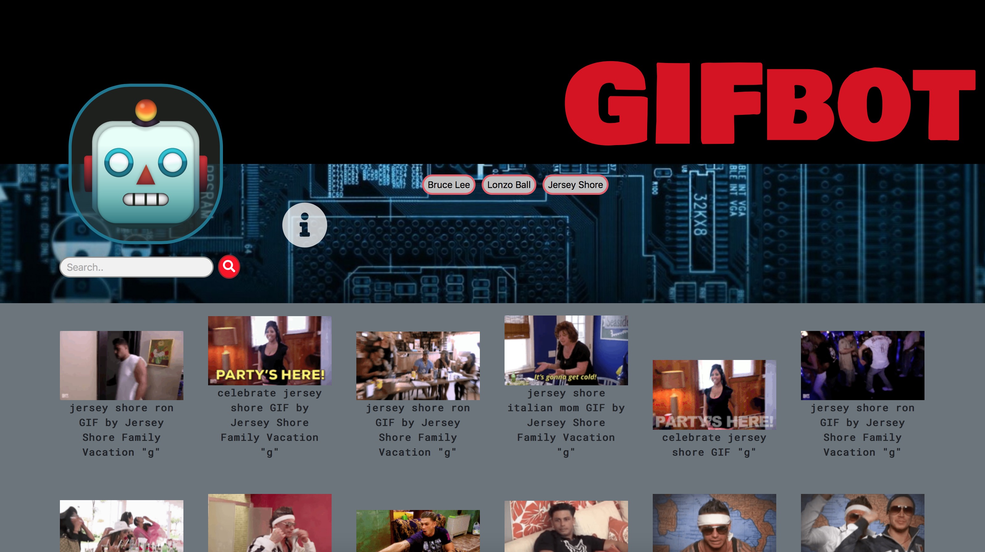 Gif Bot Web App