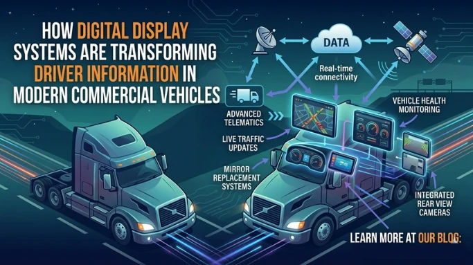 Advanced Digital Instrument Clusters for Heavy Duty Trucks and Industrial Vehicles