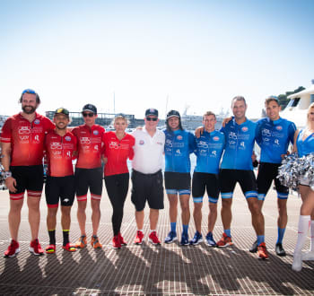 Princess Charlene of Monaco Foundation’s Calvi to Monaco Water Bike Challenge
