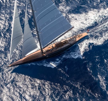J Class sailing yacht Rainbow