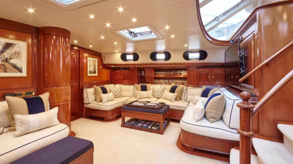 31.9m Abundance sailing yacht for charter - master cabin