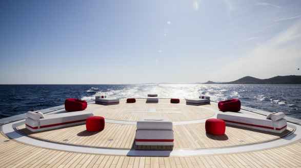 Bold , 85m charter yacht
