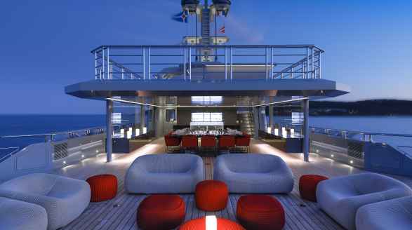 Bold , 85m charter yacht