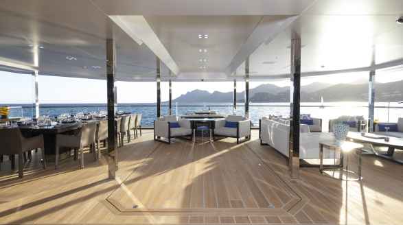 Bold , 85m charter yacht