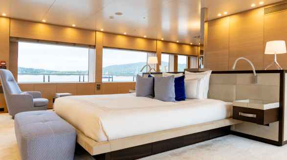 Bold , 85m charter yacht