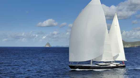 53m sailing yacht Drumbeat for charter