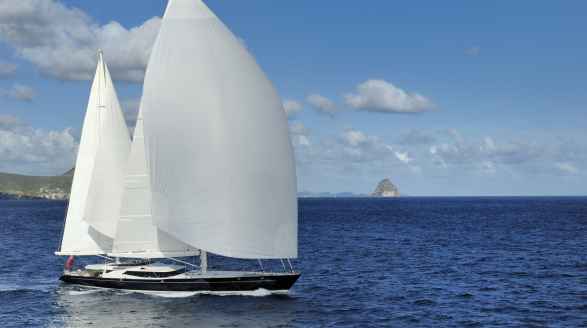 53m sailing yacht Drumbeat for charter