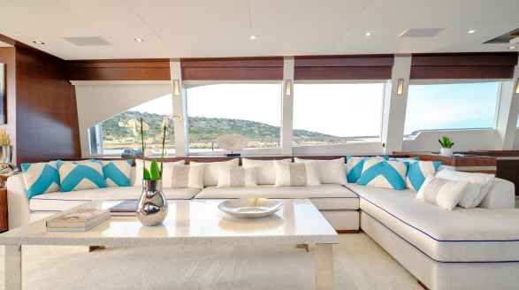 36.9m motor yacht Hakuna Matata for charter - main saloon