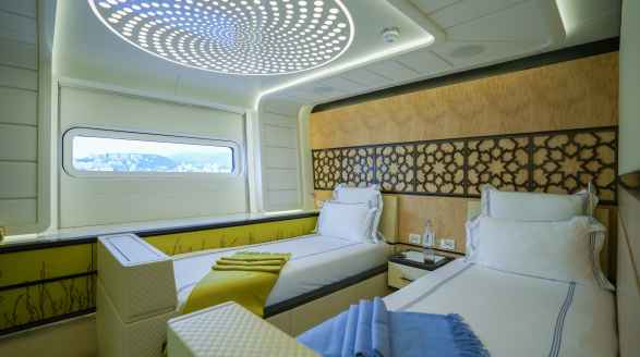 Khalilah 50m Palmer Johnson twin cabin 