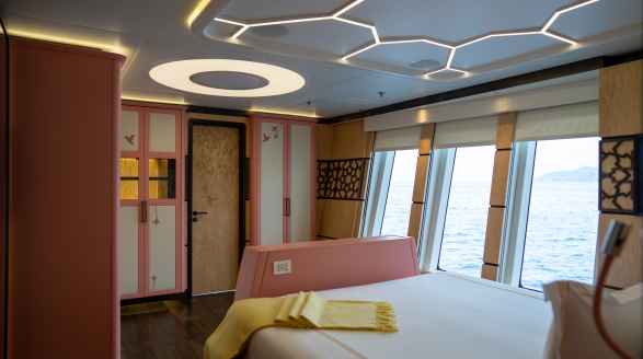 Khalilah 50m Palmer Johnson VIP suite