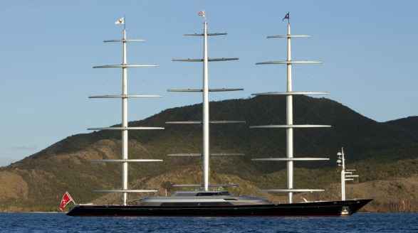 88m Maltese Falcon sailing yacht for charter