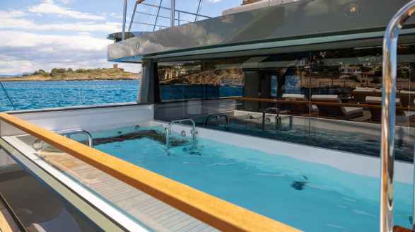 Moka 42m motor yacht for charter with YPI