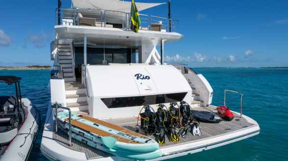 Rio, 27m charter yacht