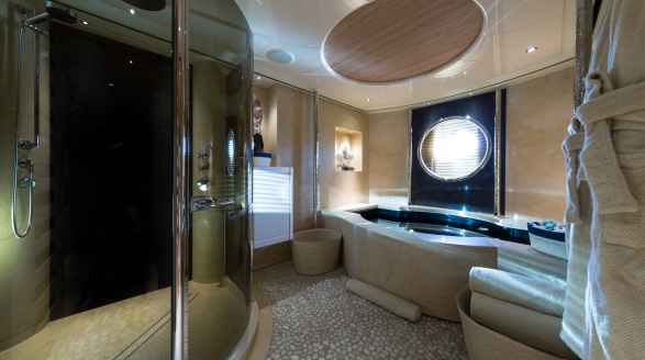 Romea 81.8m motor yacht for charter with YPI