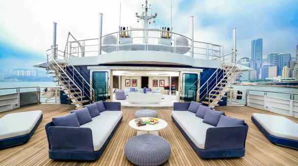 69m charter superyacht Saluzi - main deck
