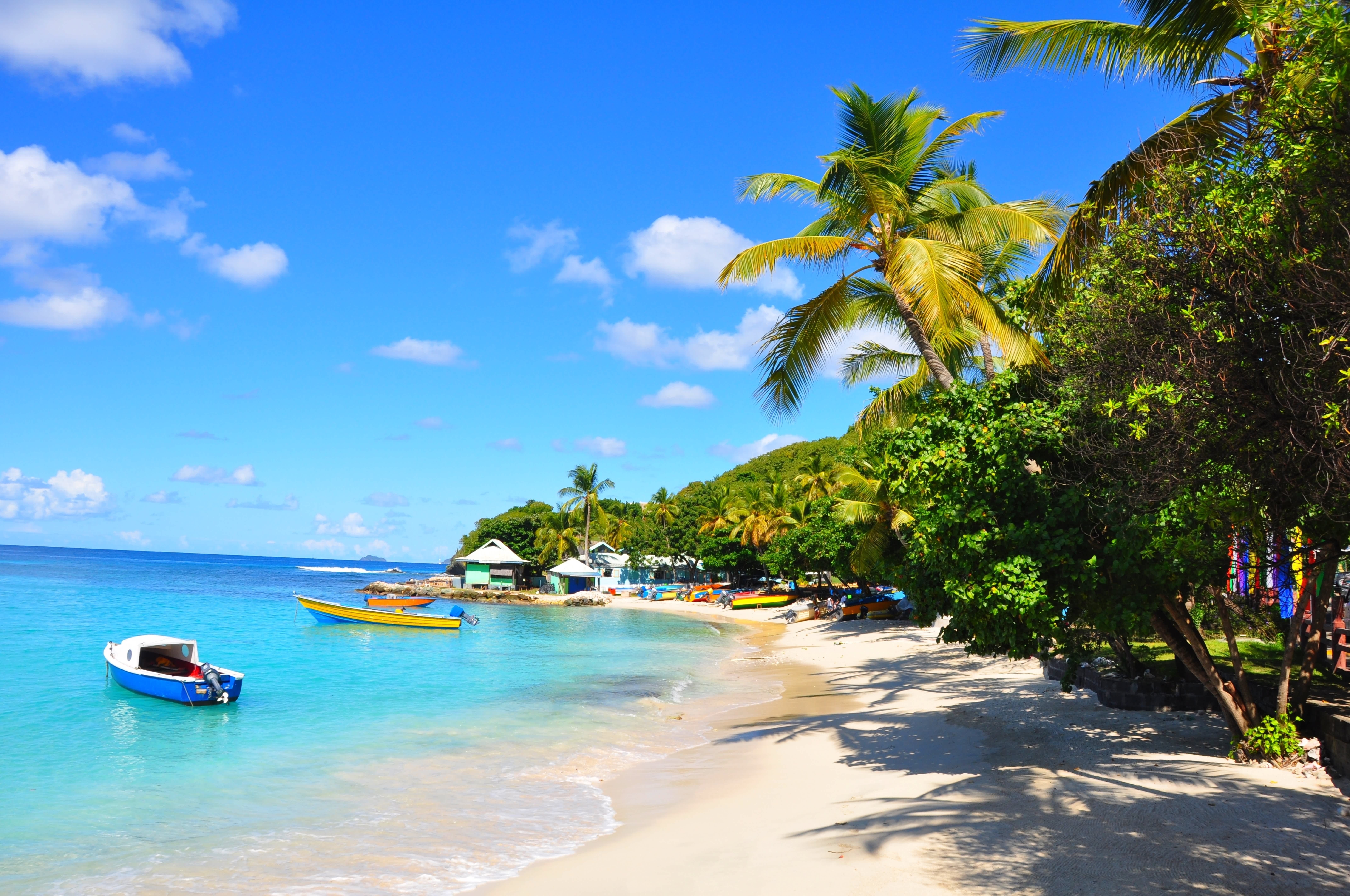 Mustique island beach, Windward Islands, Caribbean 