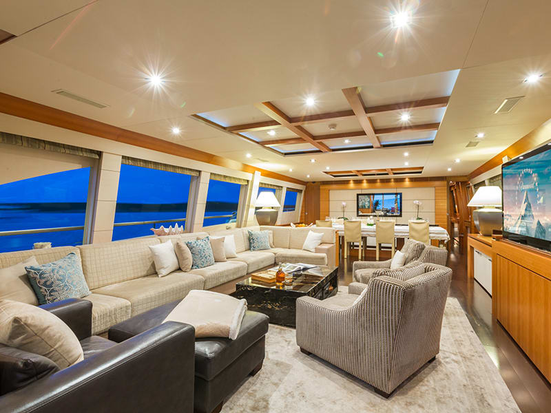ARION Interior - Couach Yacht Charter - YPI