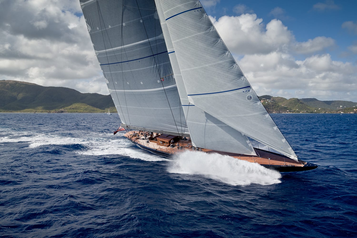 J class sailing yacht Rainbow