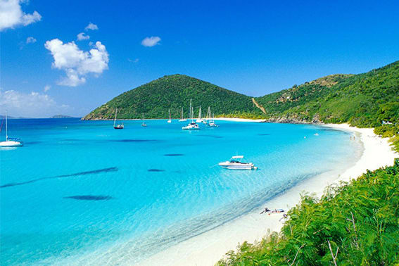 British Virgin Islands beach