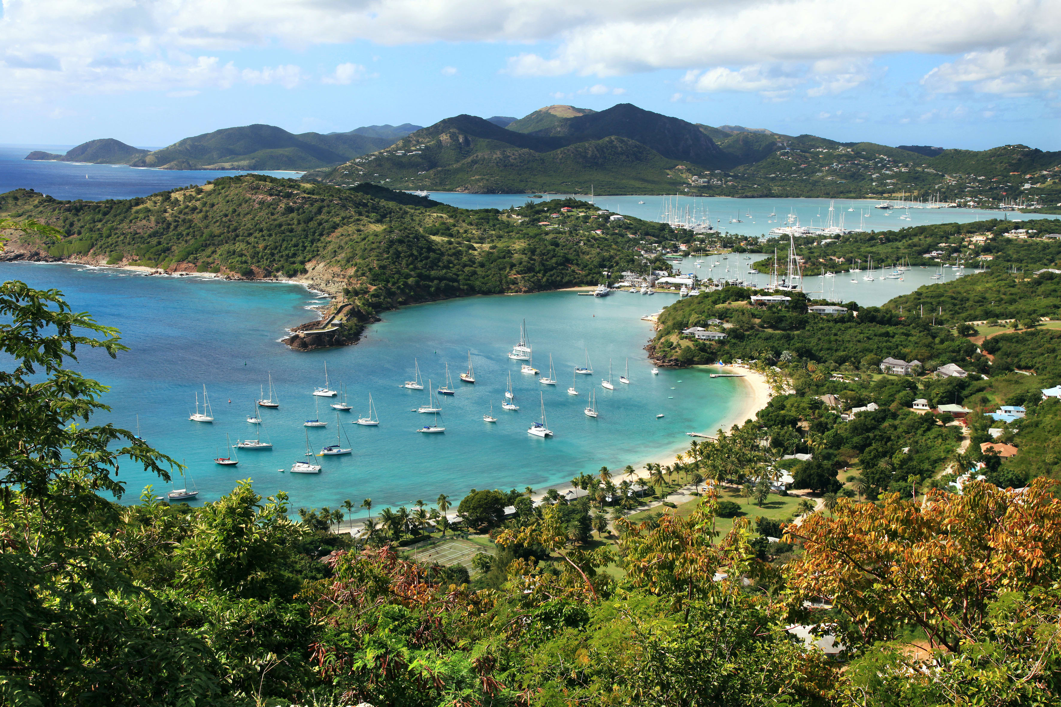 View over bay of Antigua 