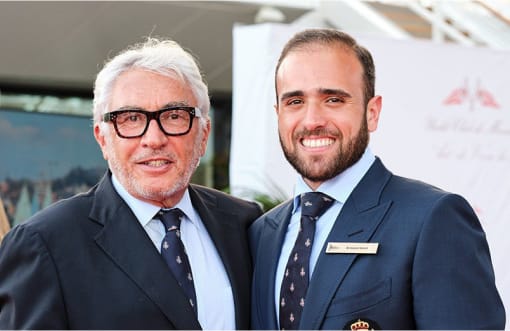 Abdullah Nahar, Yachting Partners International and Bernard D'Alessandri, Yacht Club de Monaco