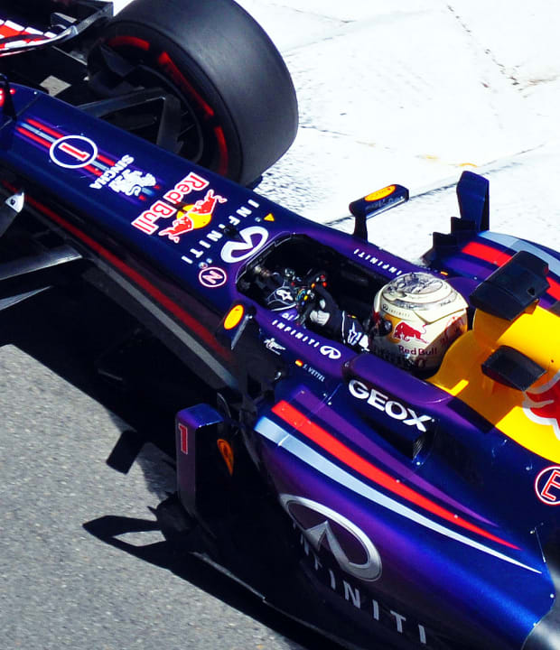 Event charters, Formula one car on the race track