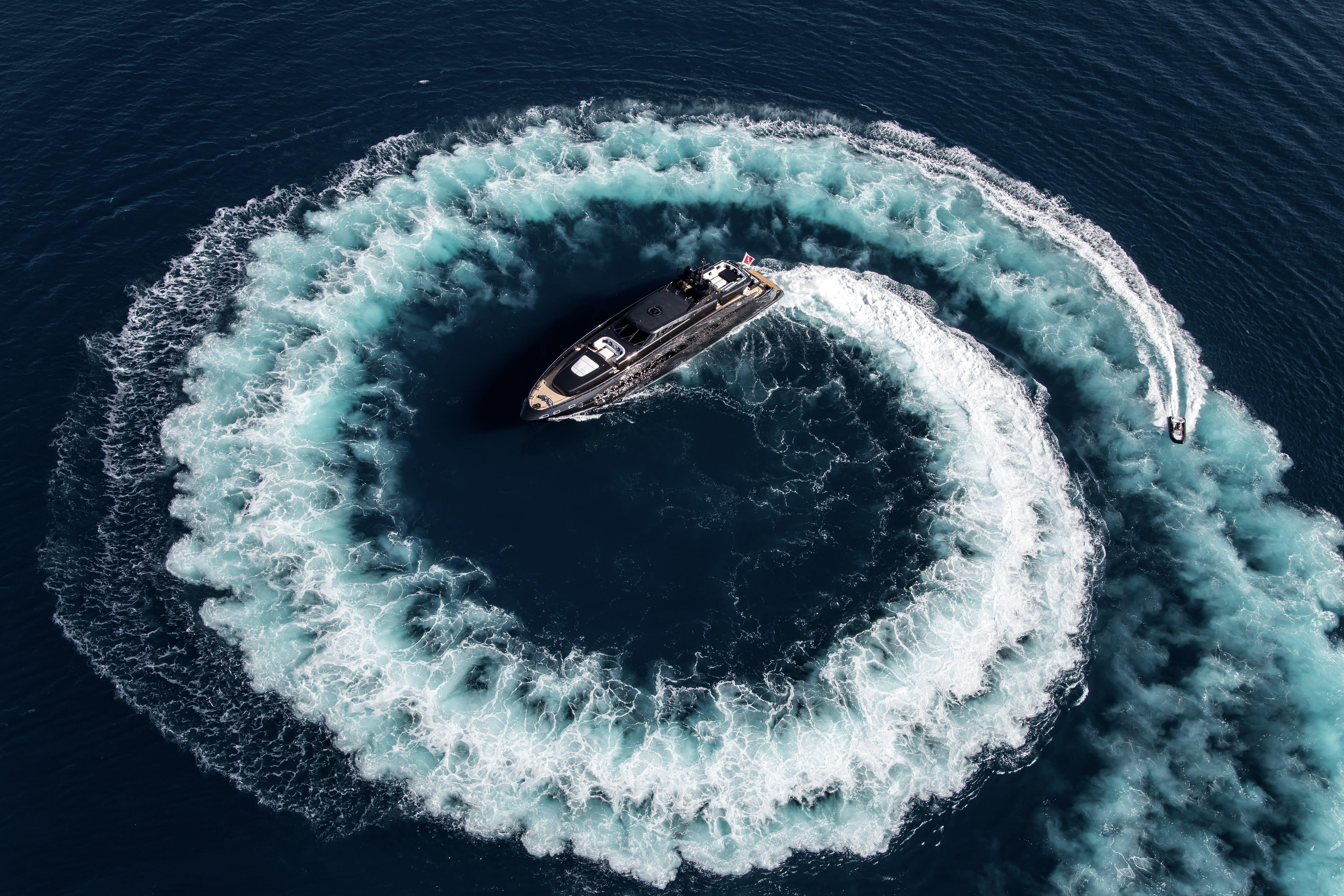 Ability aerial view - Baglietto Yachts for Charter & Sale - YPI