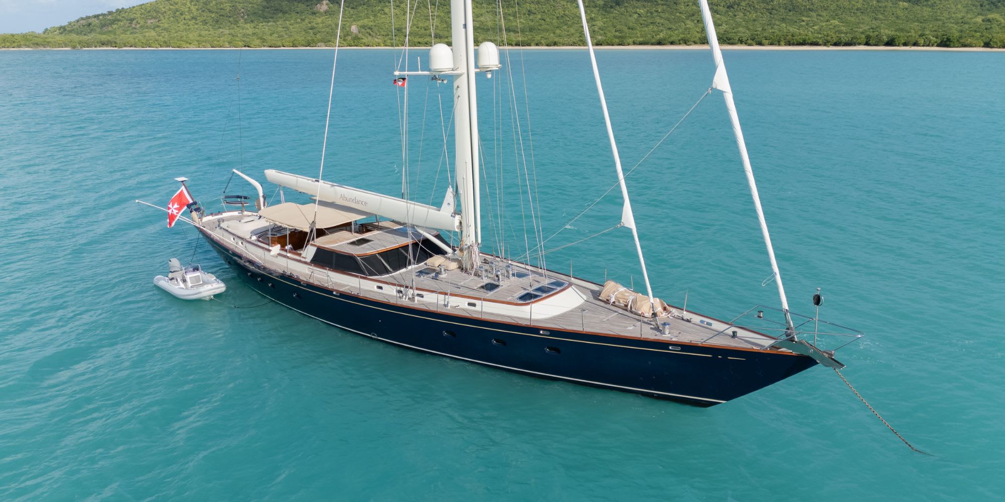 31.9m Abundance sailing yacht for charter 